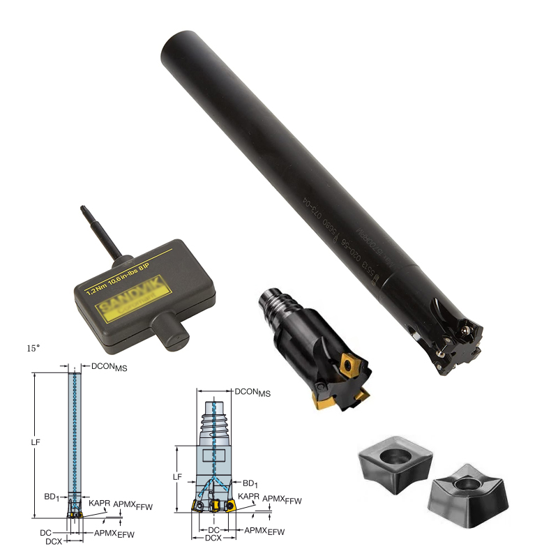 25mm模塊化高進(jìn)給銑刀415-25EH